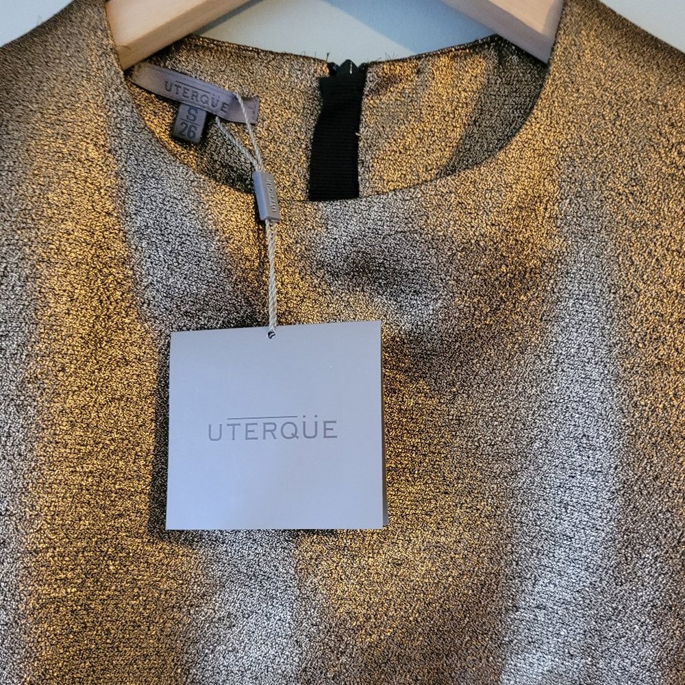 UTERQUE Dress and Leather Belt